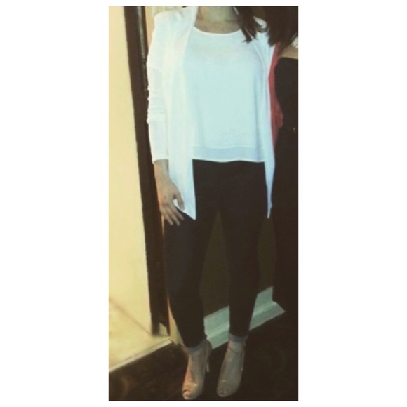 White open-front blazer - Picture 3 of 3